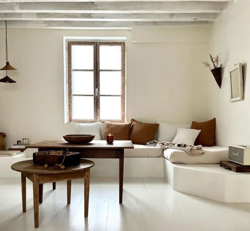 46岁女主简朴的家，白色与天然材料交融，编织地中海浪漫家居梦 - 家居知识