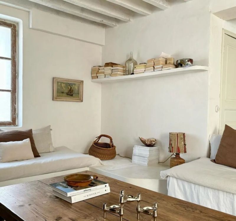 46岁女主简朴的家，白色与天然材料交融，编织地中海浪漫家居梦 - 家居知识