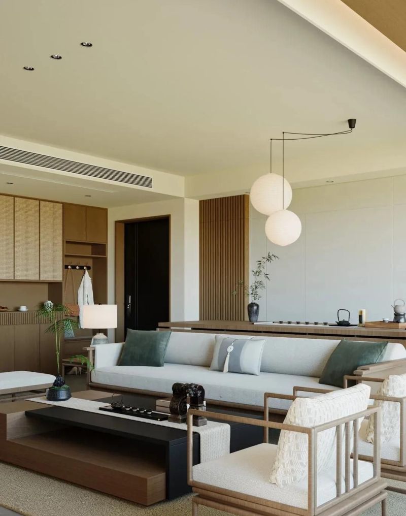 新中式风潮崛起,未入门先显高级格调 果然新中式才是顶流!还没进门就把我高级了 - 家居知识