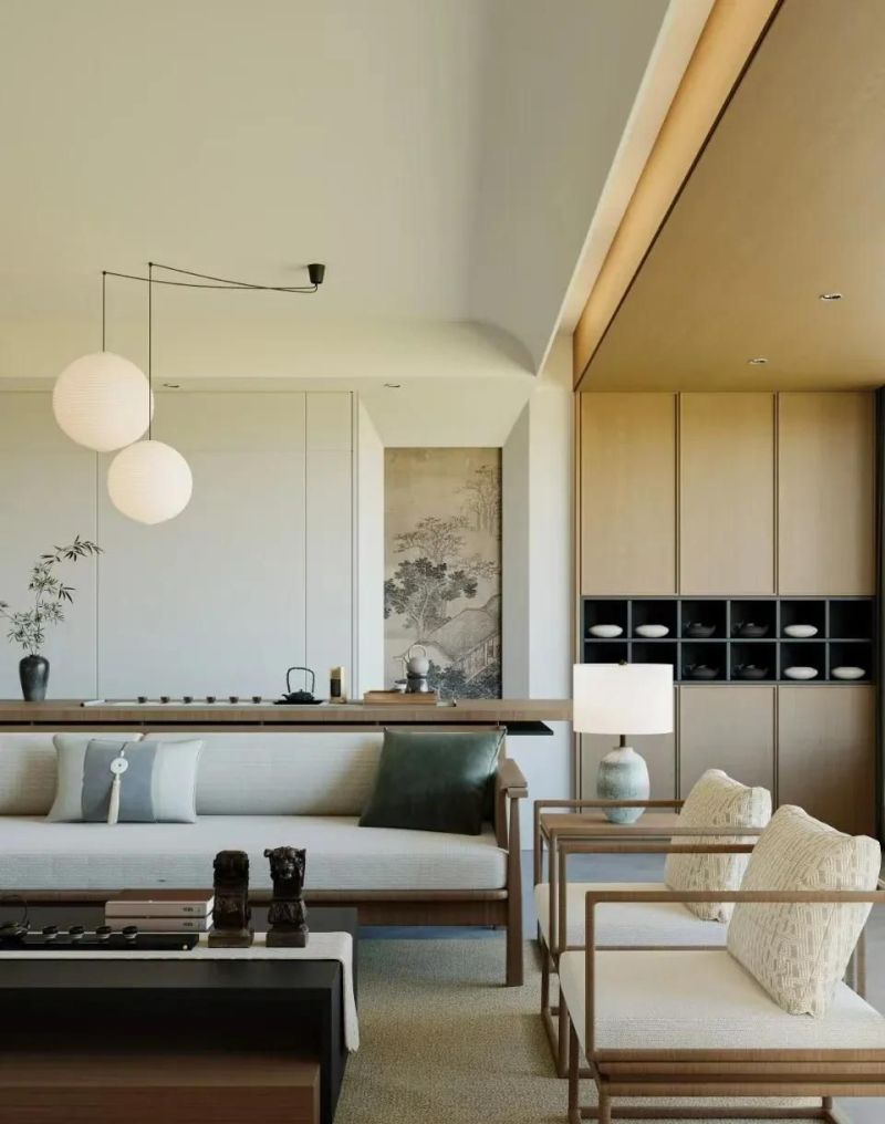 新中式风潮崛起,未入门先显高级格调 果然新中式才是顶流!还没进门就把我高级了 - 家居知识