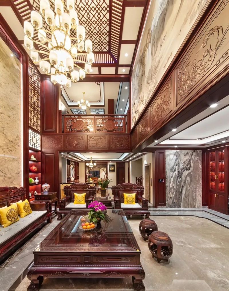 惊艳!这家中式风装修尽显奢华大气 这中式风装修太富丽堂皇了 - 家居知识