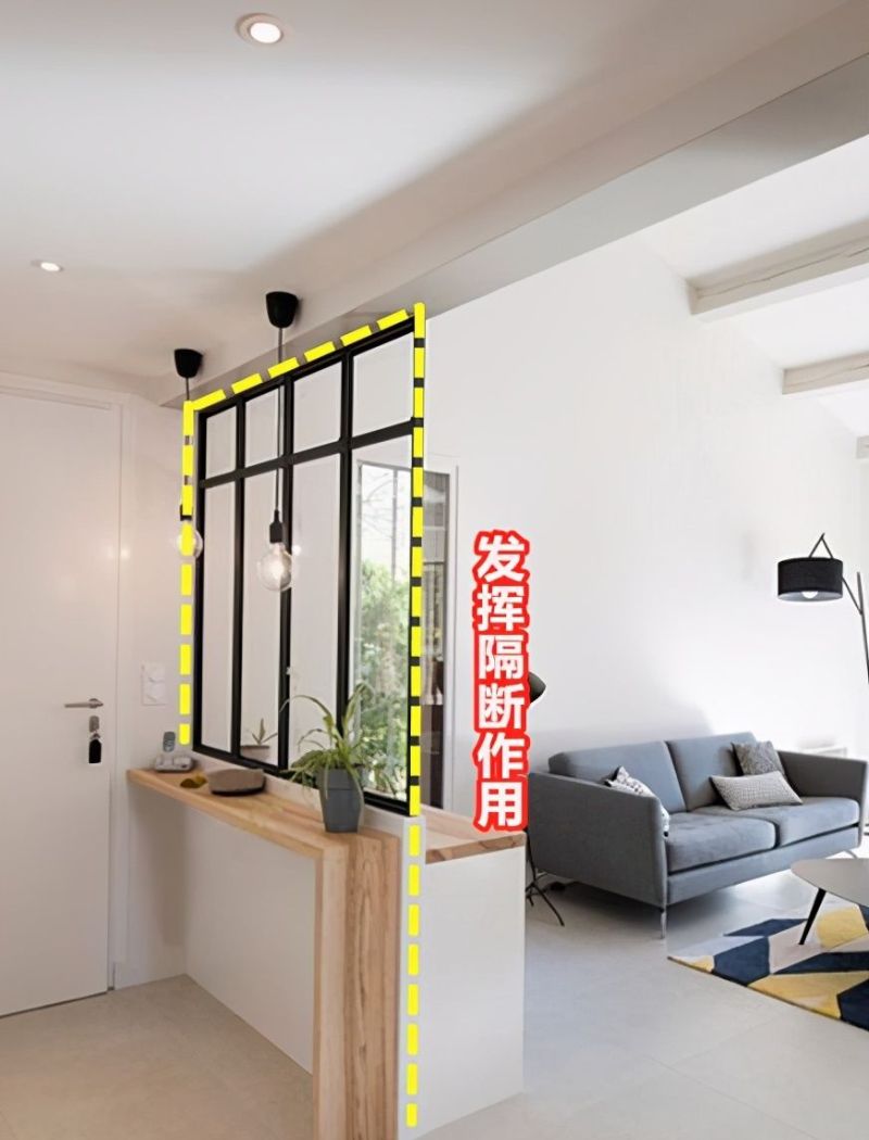 双面隔断设计,玄关三合一功能,美观又实用 这才是隔断中的王者,双面设计实现三重功能,装在玄关太好看了 - 家居知识