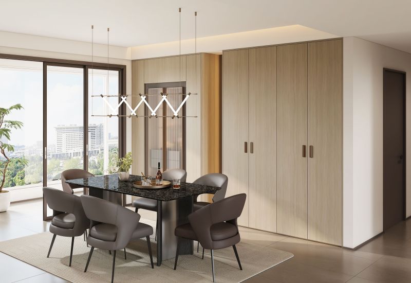 138㎡现代简约三居室,收纳设计让邻居都来取经! 全友设计丨138㎡现代简约风三居,收纳空间多到邻居来取经! - 家居知识