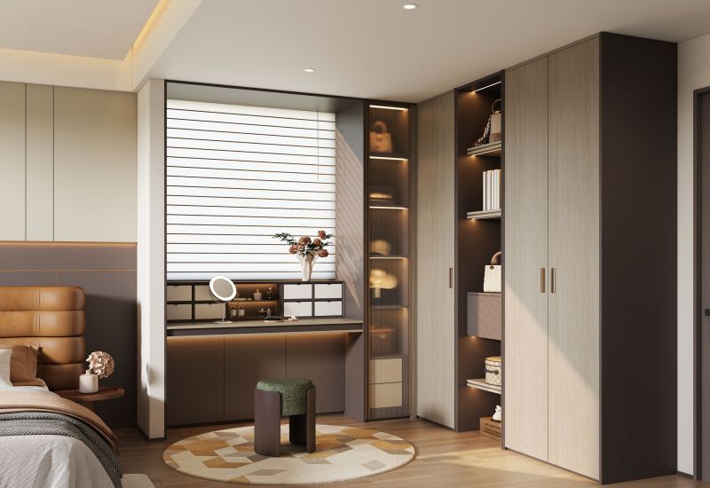 138㎡现代简约三居室,收纳设计让邻居都来取经! 全友设计丨138㎡现代简约风三居,收纳空间多到邻居来取经! - 家居知识