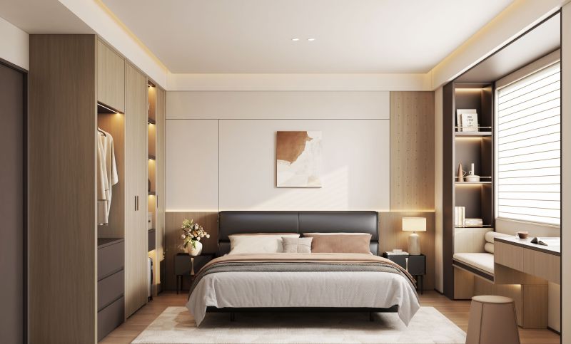 138㎡现代简约三居室,收纳设计让邻居都来取经! 全友设计丨138㎡现代简约风三居,收纳空间多到邻居来取经! - 家居知识