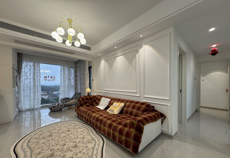 115㎡现代法式风实景，简约装修打造高颜值家居