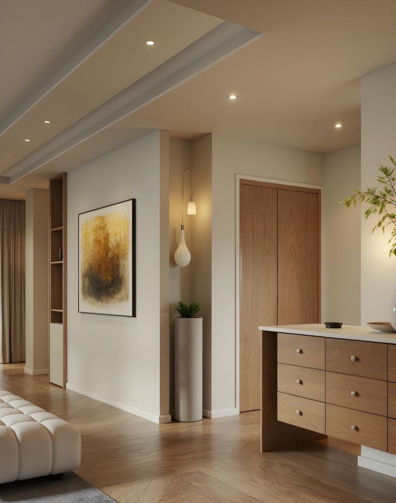 靠白墙和原木风，把家装成了“呼吸感”，通透不压抑，松弛又治愈 - 家居知识