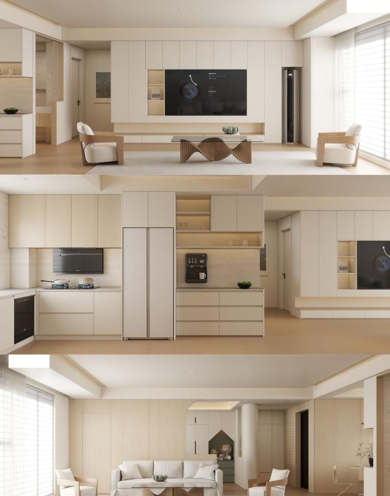 梦天杯丨150m²现代原木风，共生自愈力 - 家居知识