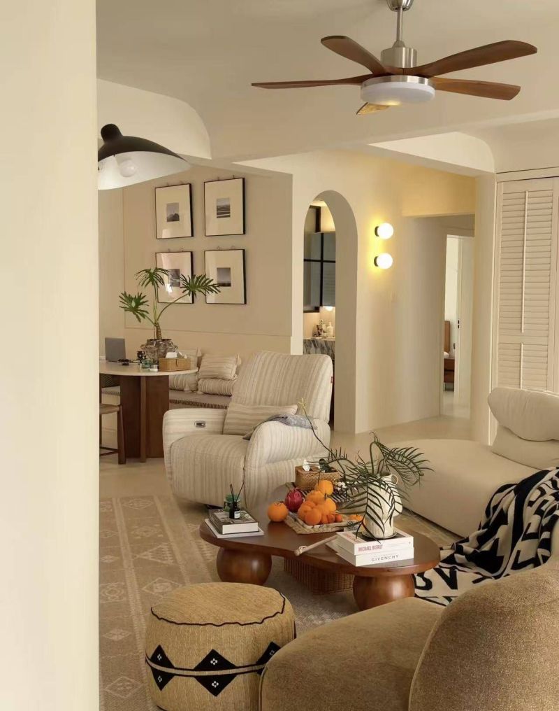 治愈系居家范本,轻法式+侘寂风住宅设计深度拆解 . 治愈系居家范本:轻法式+侘寂风住宅设计深度拆解 - 家居知识