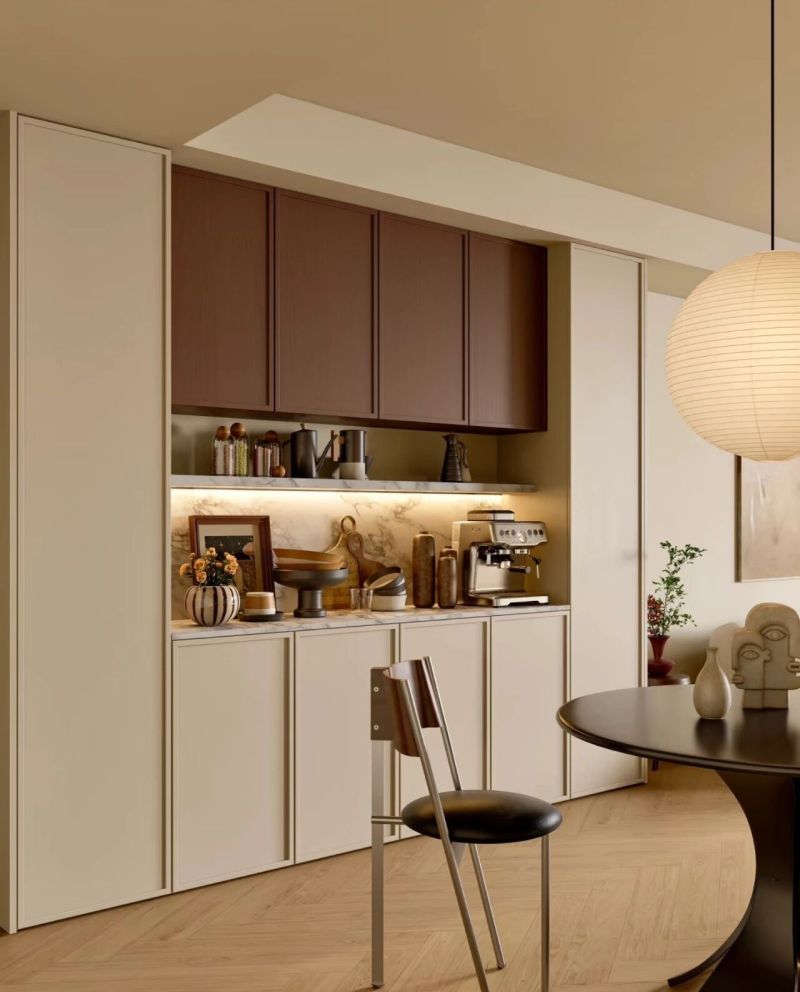 凹凸设计，中古风餐边柜 - 家居知识