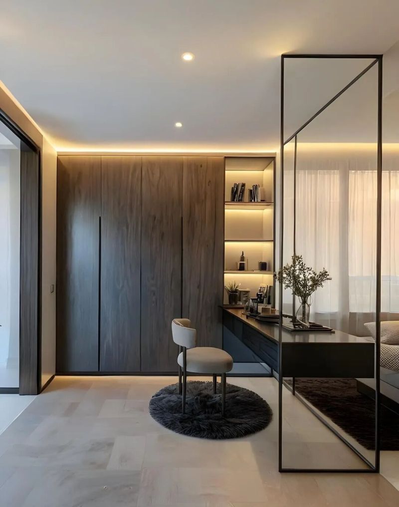 20款小户型主卧衣帽间设计,储物翻倍不踩坑! 20款主卧衣帽间封神案例!小户型也能挤出大储物,避坑指南附全 - 家居知识