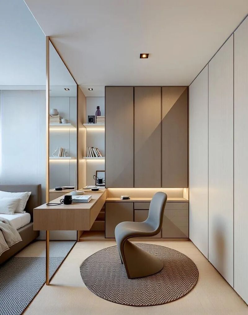 20款小户型主卧衣帽间设计,储物翻倍不踩坑! 20款主卧衣帽间封神案例!小户型也能挤出大储物,避坑指南附全 - 家居知识