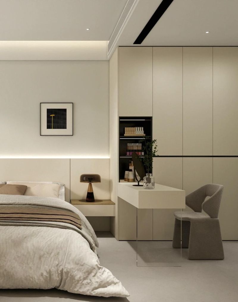 148平现代极简风设计,打造松弛感理想家 148平松弛感的现代极简风,一走来看看她的设计吧 - 家居知识