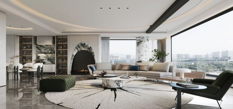 现代轻奢大平层，理想生活的完美诠释