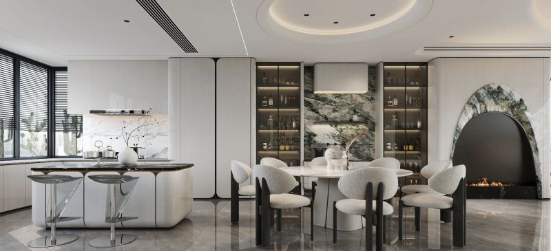 大平层现代轻奢风该有的样子！ - 家居知识