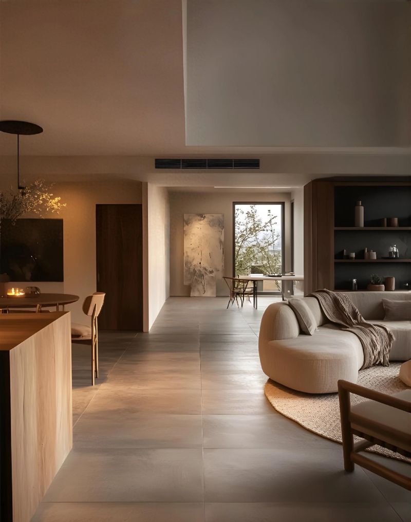 190㎡侘寂风豪宅，颜值超标的高级感直接拿捏审美！