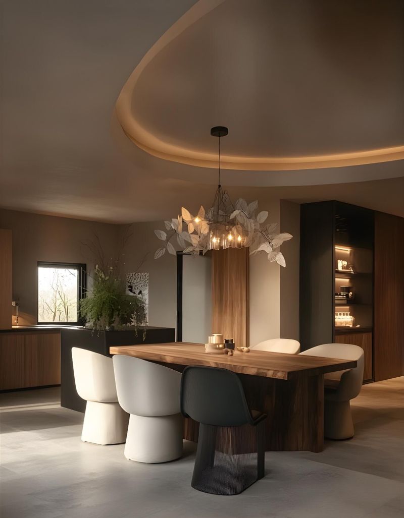 颜值超标！190㎡侘寂让我体验了一把贵气感，审美都被拿捏~ - 家居知识