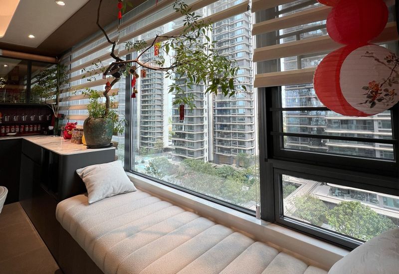 奶油风全屋定制,餐边柜与飘窗一体设计打造治愈系美家 奶油风全屋定制,餐边柜与飘窗一体设计治愈美家 - 家居知识