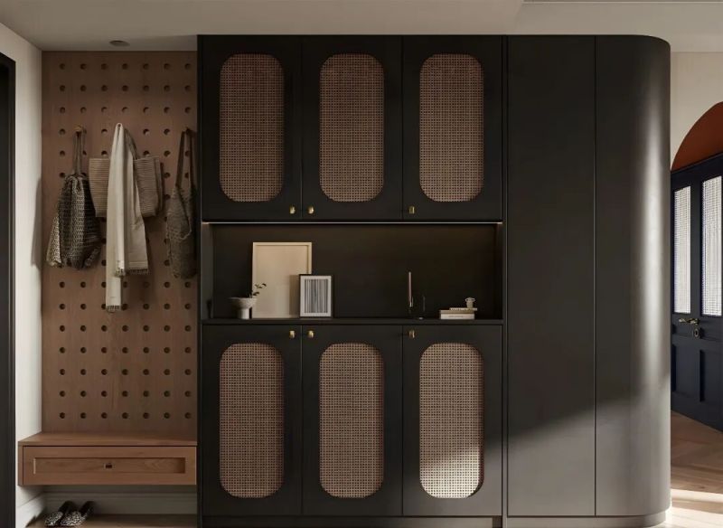 【波哥讲定制】玄关鞋柜｜30款神仙设计，让你家进门就赢麻了！ - 家居知识