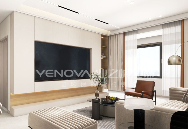 126㎡现代风格装修案例,唐山中海九樾雅居设计解析 | 业之峰装饰 唐山中海九樾126平方米现代风格装修效果案例|业之峰装饰 - 家居知识