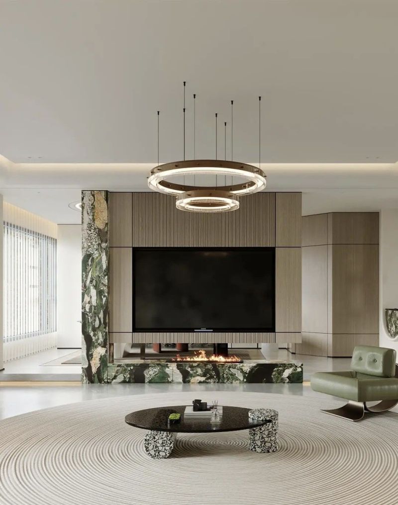 360㎡现代轻奢风格装修设计,打造优雅与质感并存的生活空间 360㎡丨现代轻奢风格装修设计 - 家居知识