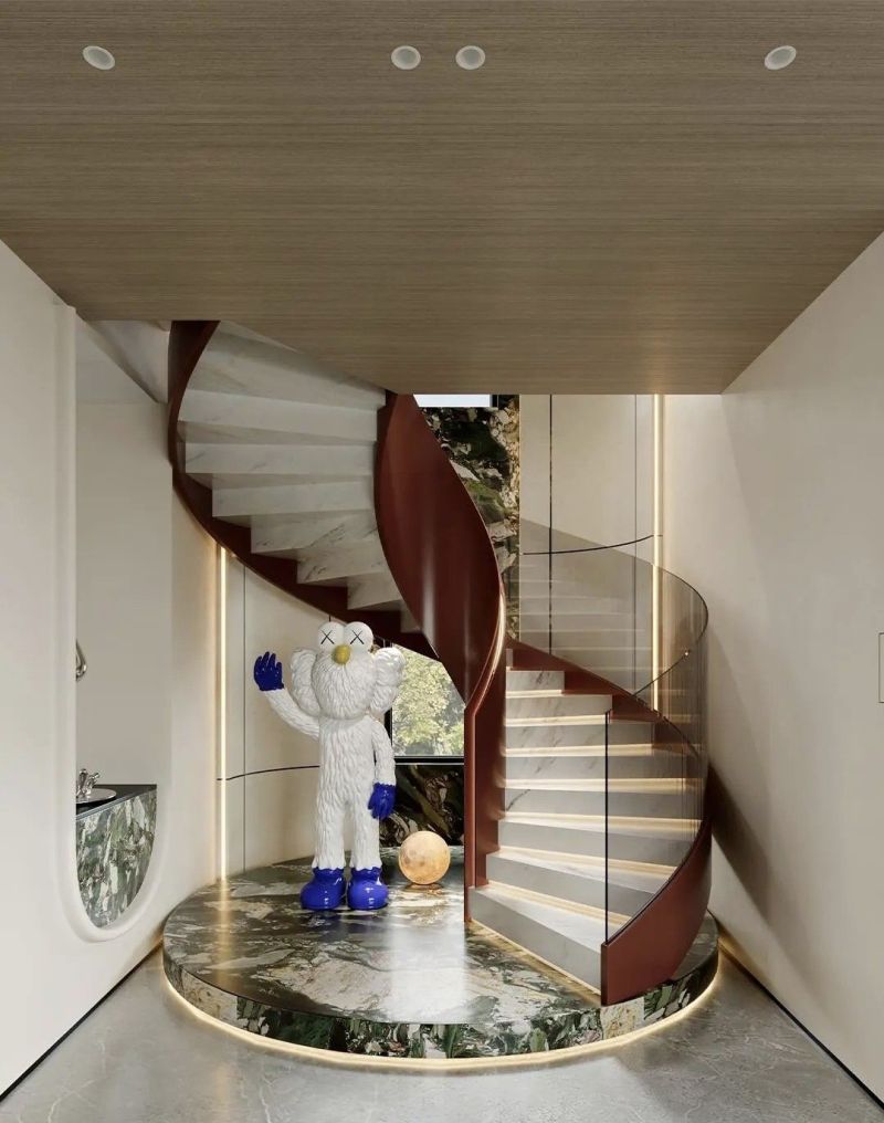 360㎡现代轻奢风格装修设计,打造优雅与质感并存的生活空间 360㎡丨现代轻奢风格装修设计 - 家居知识