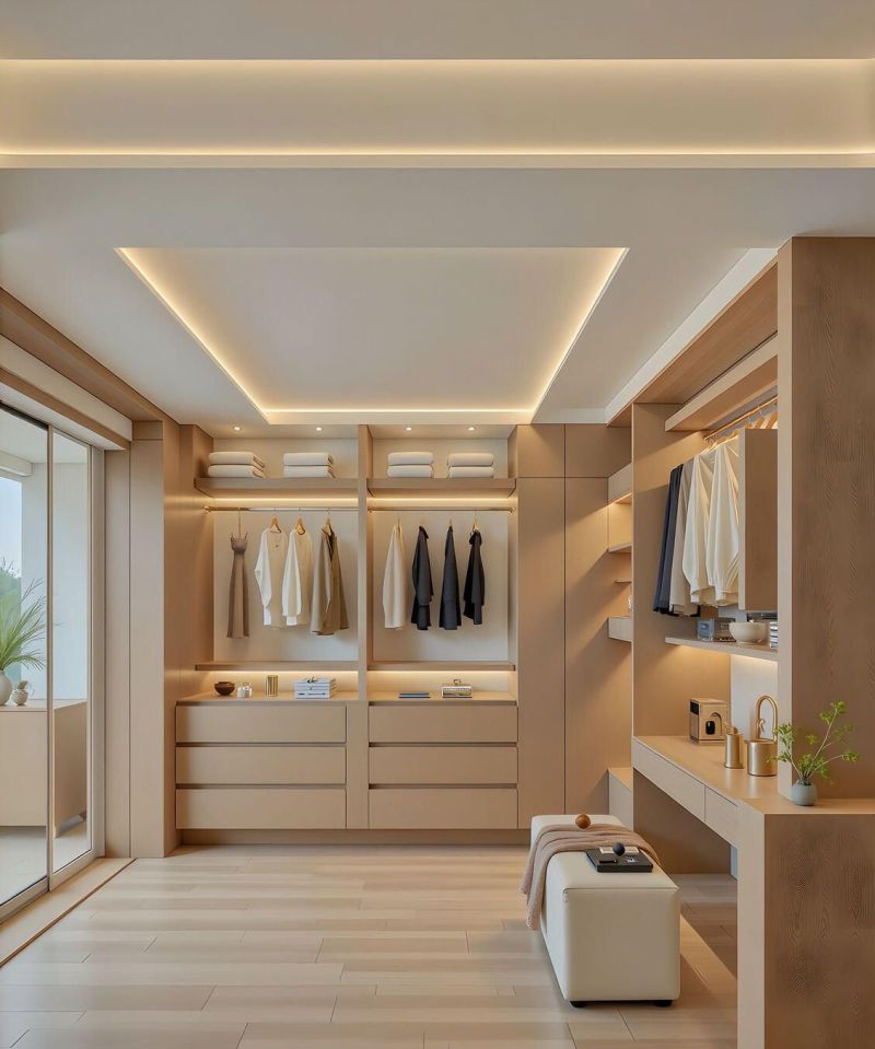 本色奶油风,自然与温柔的家,还有超大衣橱! 本色奶油风,把自然与温柔装进了家里,特别是好大的一间衣橱 - 家居知识