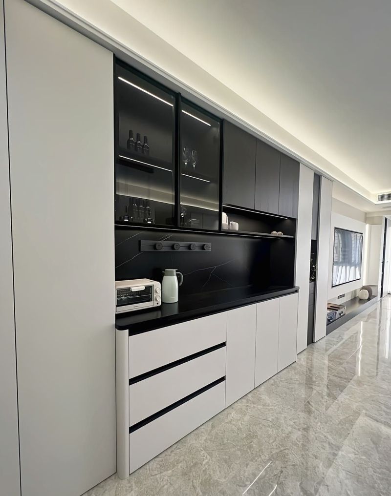 重温陪我们走过好多年的黑白色现代简约风格，经典永不过时。 - 家居知识