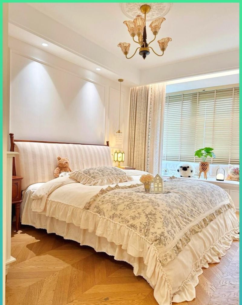 花8万装出奶油风小家，客厅卧室都治愈，邻居来参观直接抄作业！ - 家居知识
