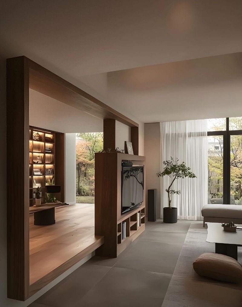 侘寂风+地台书房,装修界新晋黑马组合 侘寂风+地台书房|就它俩堪比装修界黑马· - 家居知识