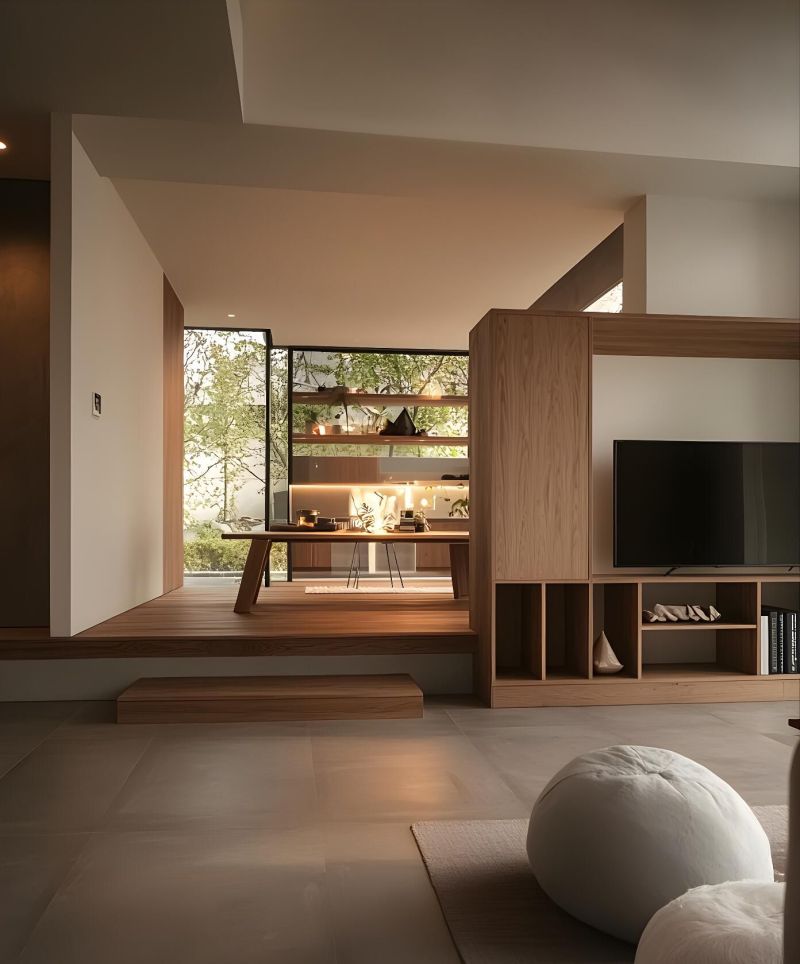 侘寂风+地台书房,装修界新晋黑马组合 侘寂风+地台书房|就它俩堪比装修界黑马· - 家居知识