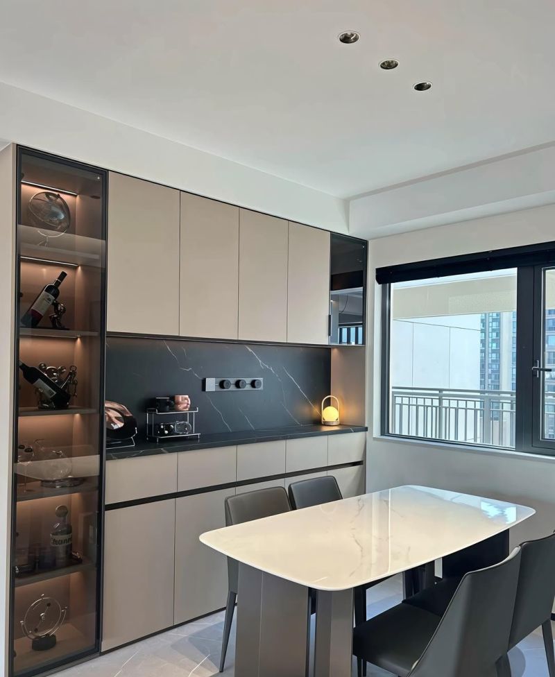 定制餐边柜设计,打造实用又美观的居家收纳空间 定制餐边柜设计 - 家居知识