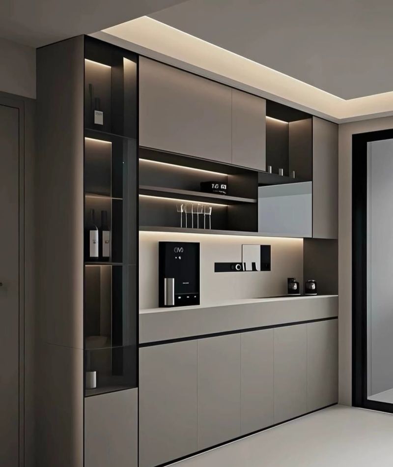 定制餐边柜设计,打造实用又美观的居家收纳空间 定制餐边柜设计 - 家居知识