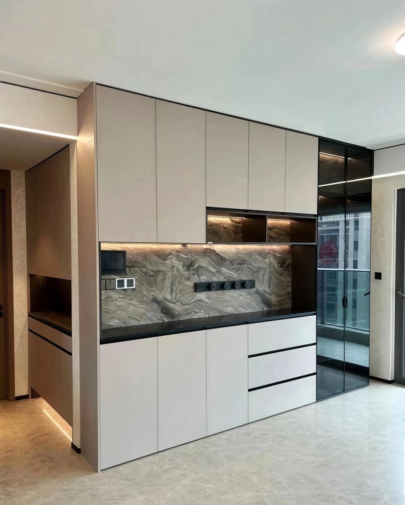 定制餐边柜设计,打造实用又美观的居家收纳空间 定制餐边柜设计 - 家居知识