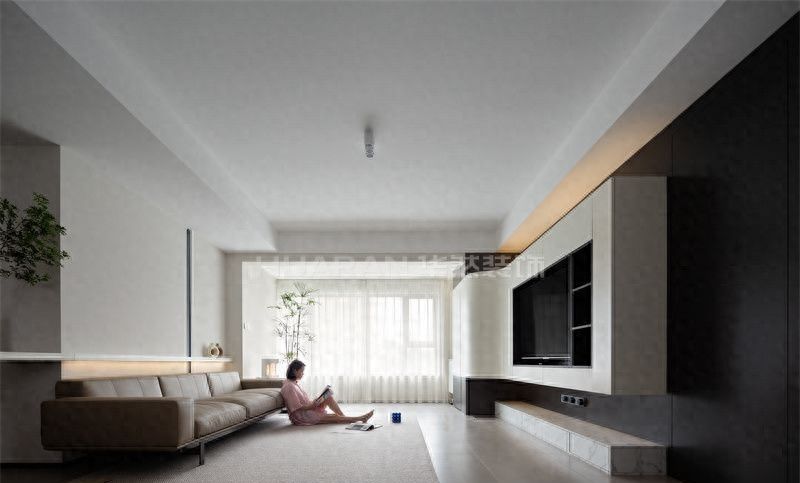 合肥天鹅湖MOMA 170㎡现代风格装修实景案例