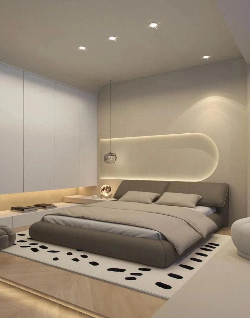 轻奢主卧仙境，灯带设计打造高级感绝美空间