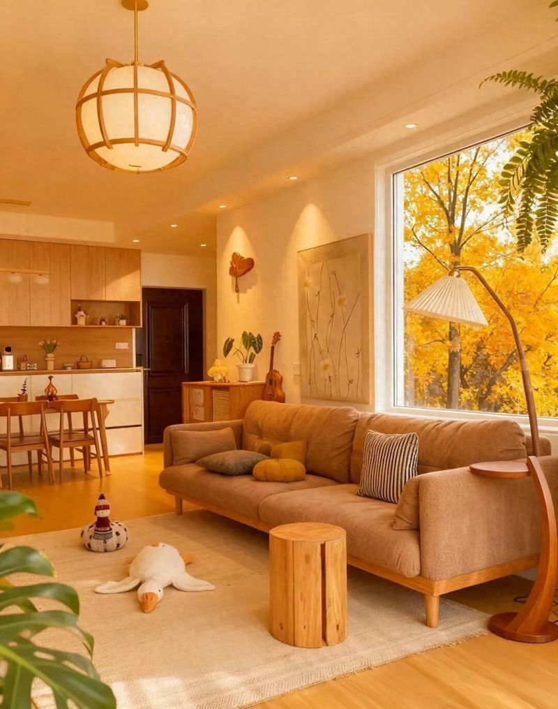 原木风邂逅秋日,温柔沁入心扉 当原木风遇上秋天,温柔到骨子里 - 家居知识