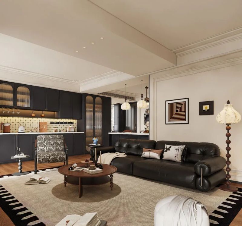 146㎡中古法式雅居,时光淬炼的细节之美 146㎡中古法式,时光淬炼,藏于细节的优雅 - 家居知识