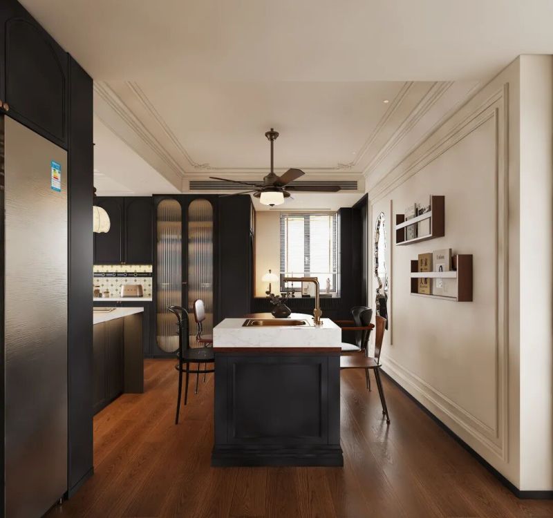 146㎡中古法式雅居,时光淬炼的细节之美 146㎡中古法式,时光淬炼,藏于细节的优雅 - 家居知识