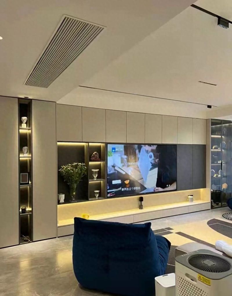 满墙电视柜设计，小户型扩容神器还是收纳鸡肋？