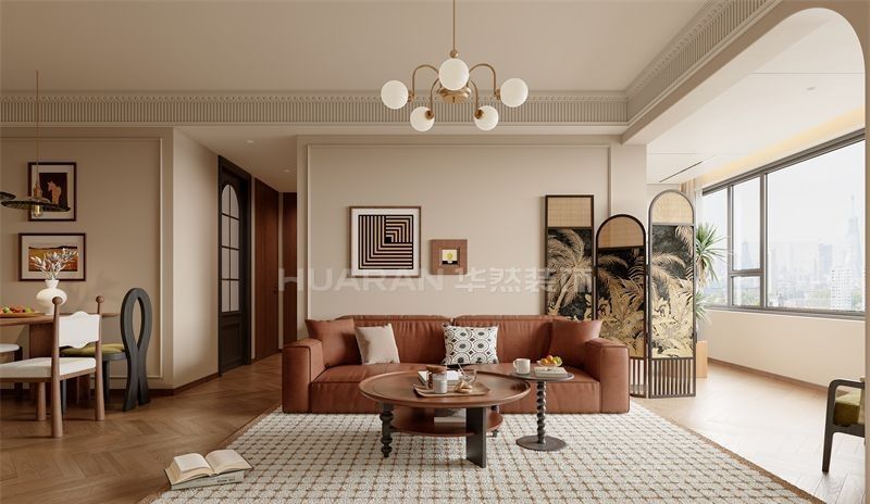 合肥润成中心109㎡中古风装修效设计 - 家居知识