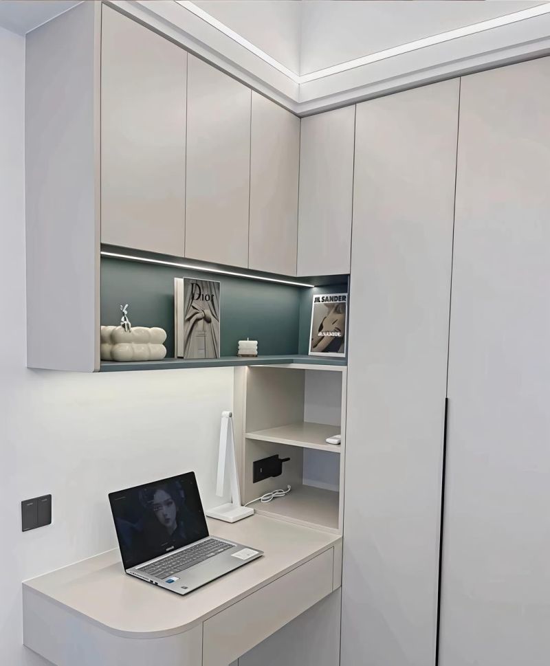 全屋定制衣柜书桌设计 - 家居知识