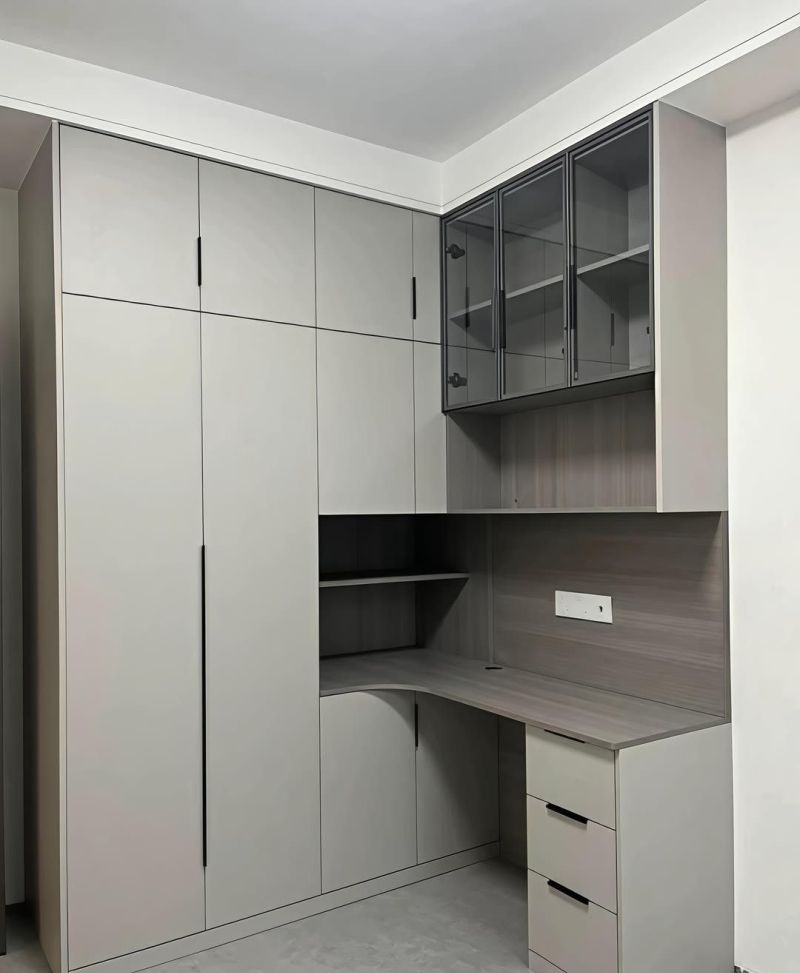 全屋定制衣柜书桌设计 - 家居知识