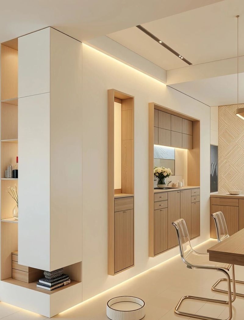 原木极简风餐边柜酒柜设计,打造自然舒适家居空间 原木极简餐边柜酒柜设计 - 家居知识