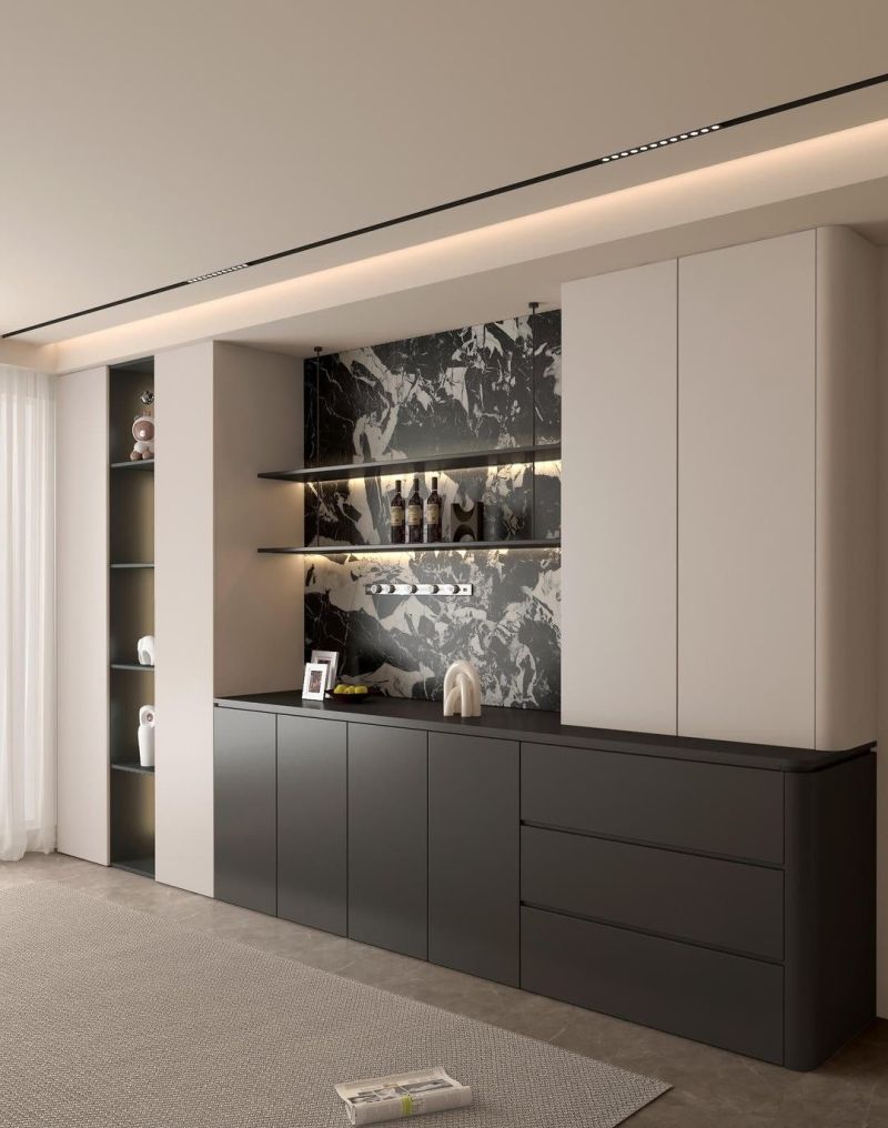 2026 新款流行的 20 款餐边柜酒柜样式 - 家居知识