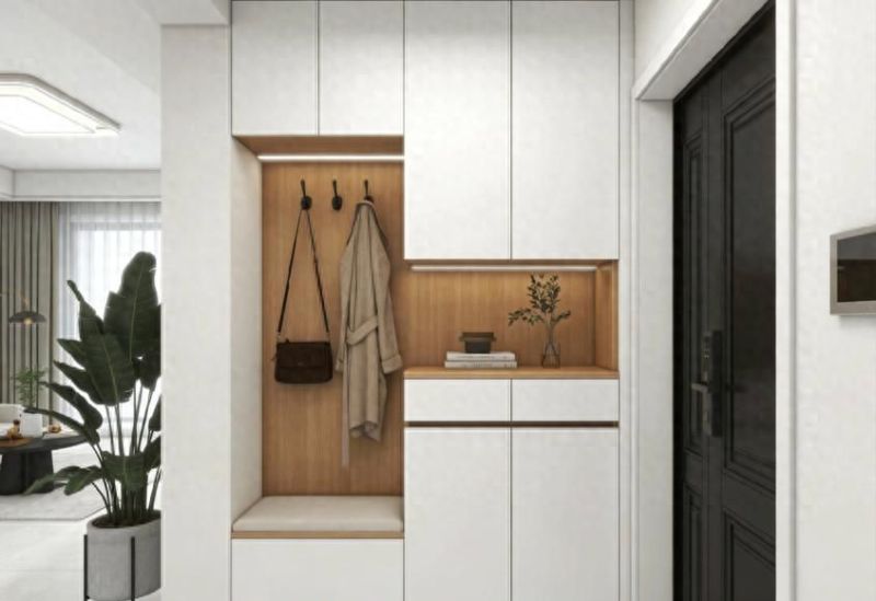 1㎡玄关柜设计，小户型收纳力MAX的实景布局方案