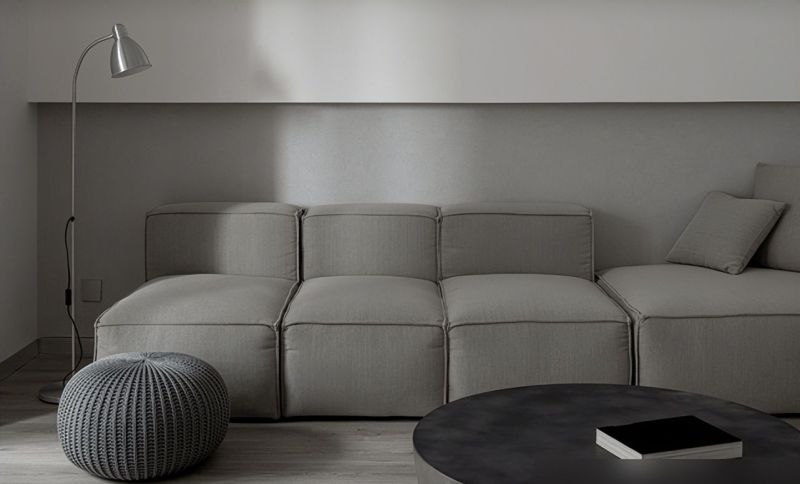 98㎡极简风的家，全屋高级灰+原木风，格调十足 - 家居知识