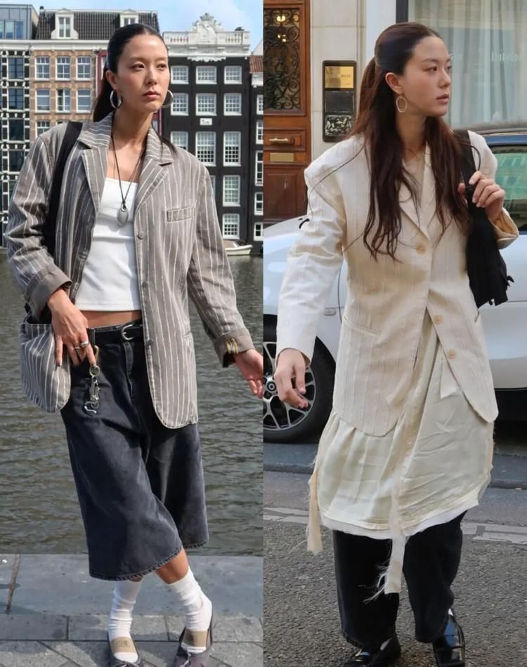 通勤装也能穿出高级感，今秋爆火的智性冷感风正当时