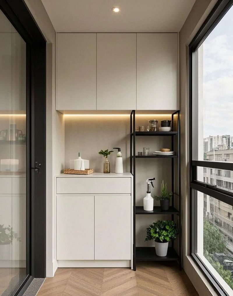 9款实用阳台柜设计,让装修更省心 装修~阳台柜的9款实用设计 - 家居知识