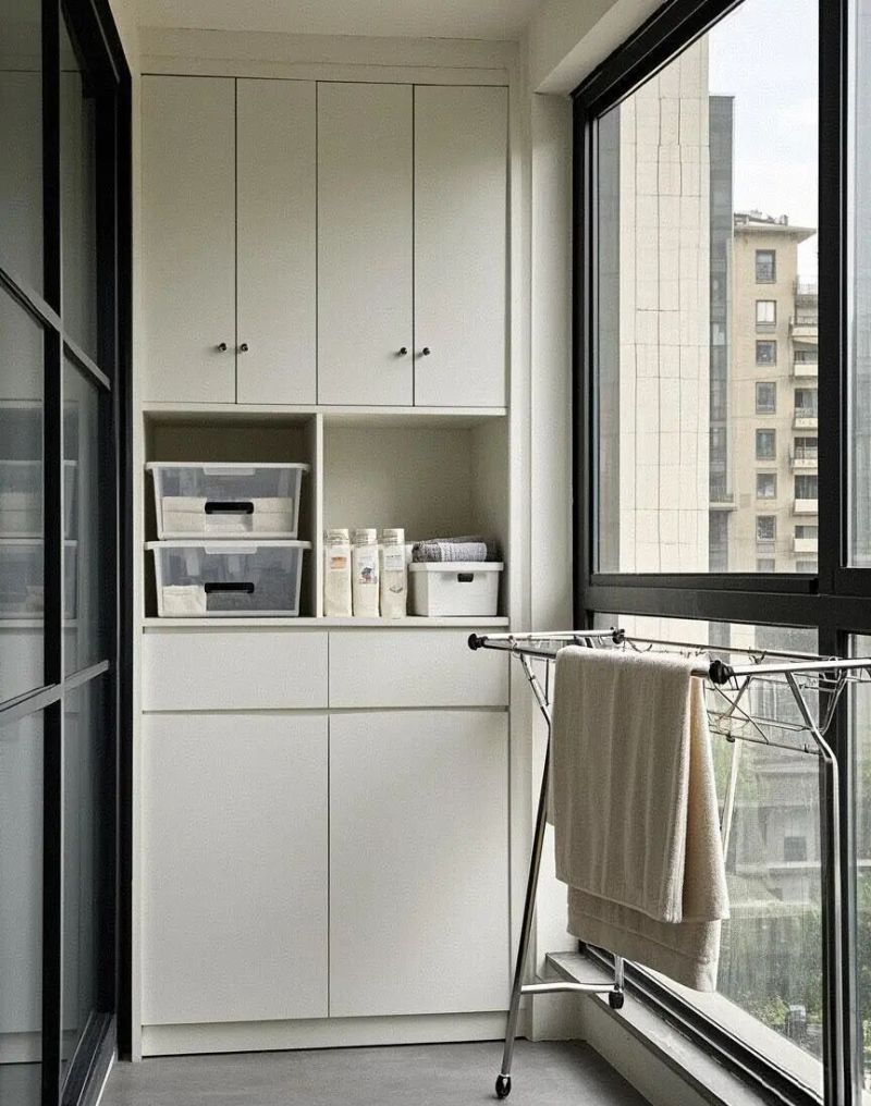 9款实用阳台柜设计,让装修更省心 装修~阳台柜的9款实用设计 - 家居知识